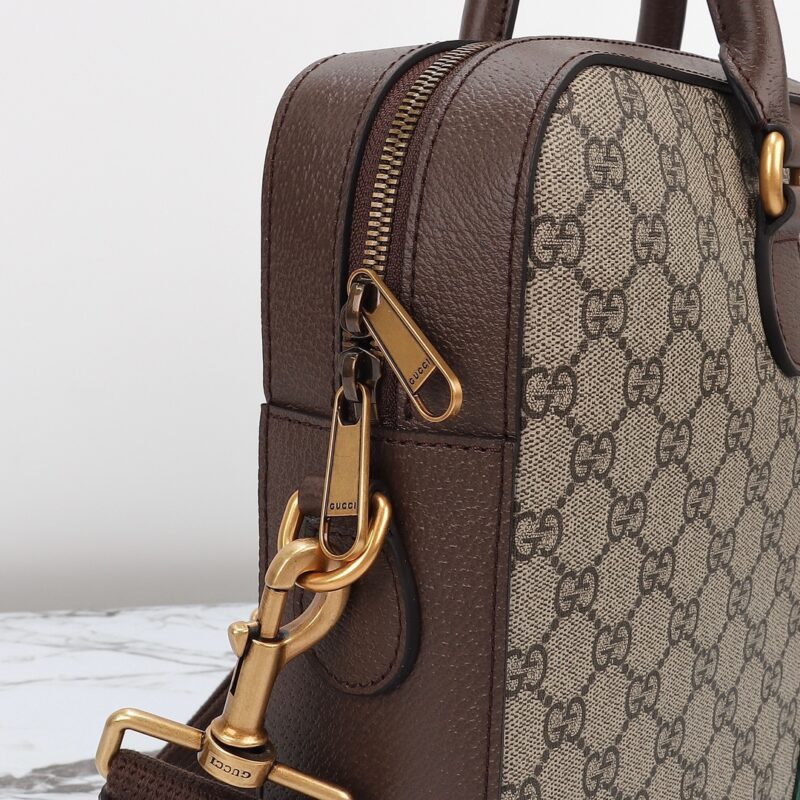 Replica Gucci Briefcase Canvas Beige - best quality luxury bag dupe