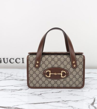 Replica Gucci Horsebit 1955 Top Handle Supreme - elite superclone designer purse