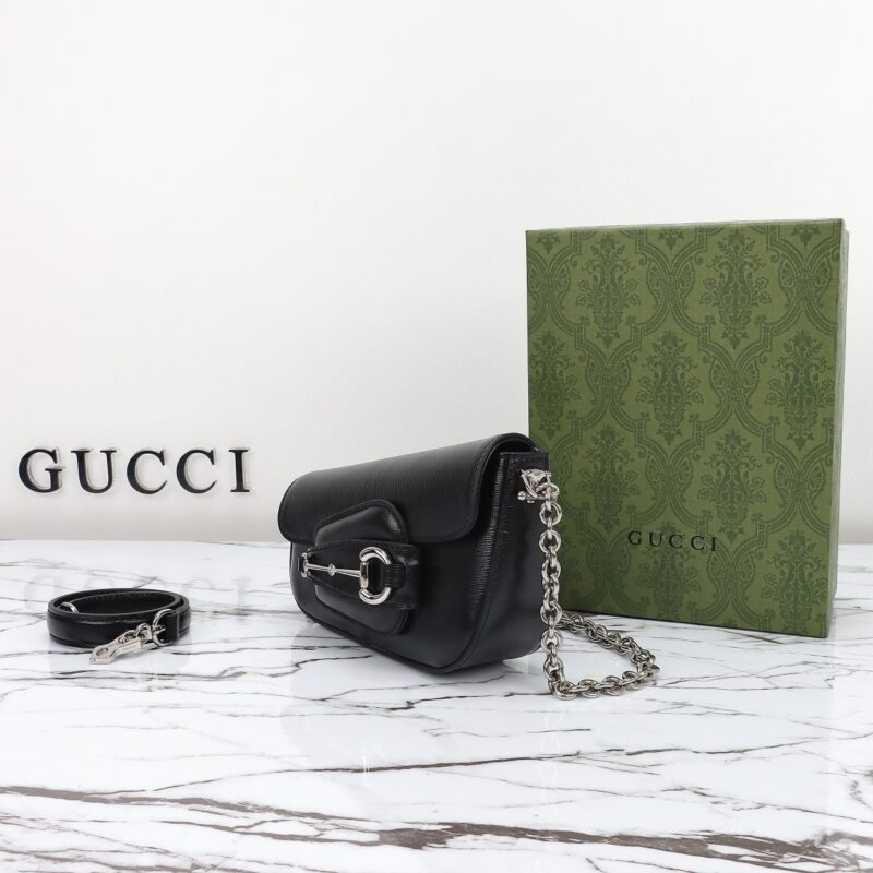 Replica Gucci Horsbet Tribute Black - best-selling designer handbag dupe