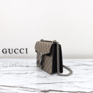 Replica Gucci Dionysus Supreme Black - top-tier luxury replica shoulder bag