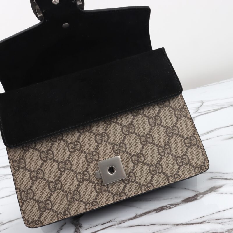 Replica Gucci Dionysus Supreme Black - best quality luxury bag dupe