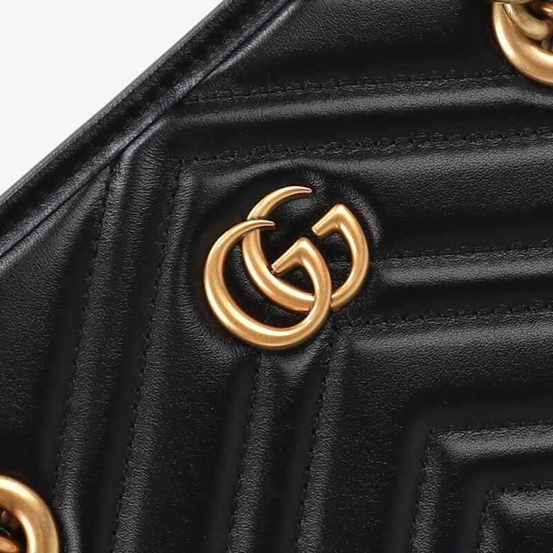 Replica Gucci GG Marmont Tote Black - high-quality designer bag clone