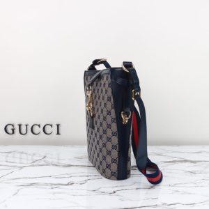 Replica Gucci Medium Bucket Blue - best quality luxury bag dupe