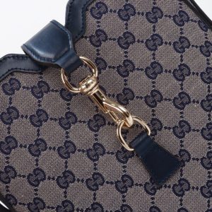 Replica Gucci Medium Bucket Blue - authentic-look luxury purse replica