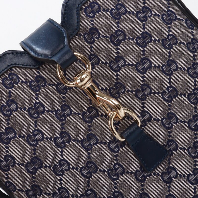 Replica Gucci Medium Bucket Blue - authentic-look luxury purse replica