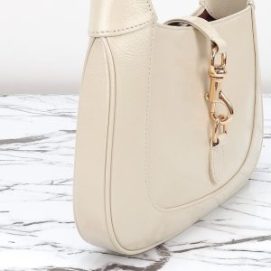 Replica Gucci G Jackie Small Patent White - best quality luxury bag dupe
