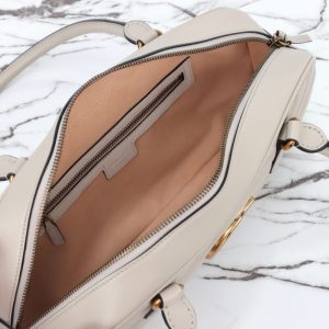 Replica Gucci Marmont Small Top Handle White - best-selling designer handbag dupe