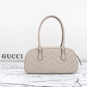 Replica Gucci Marmont Small Top Handle White - near-authentic luxury replica handbag