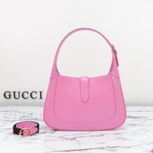Replica Gucci G Jackie Small Patent Pink - realistic designer-inspired fake bag