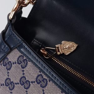 Replica Gucci Luce Shoulder Bag in Black - realistic designer-inspired fake bag