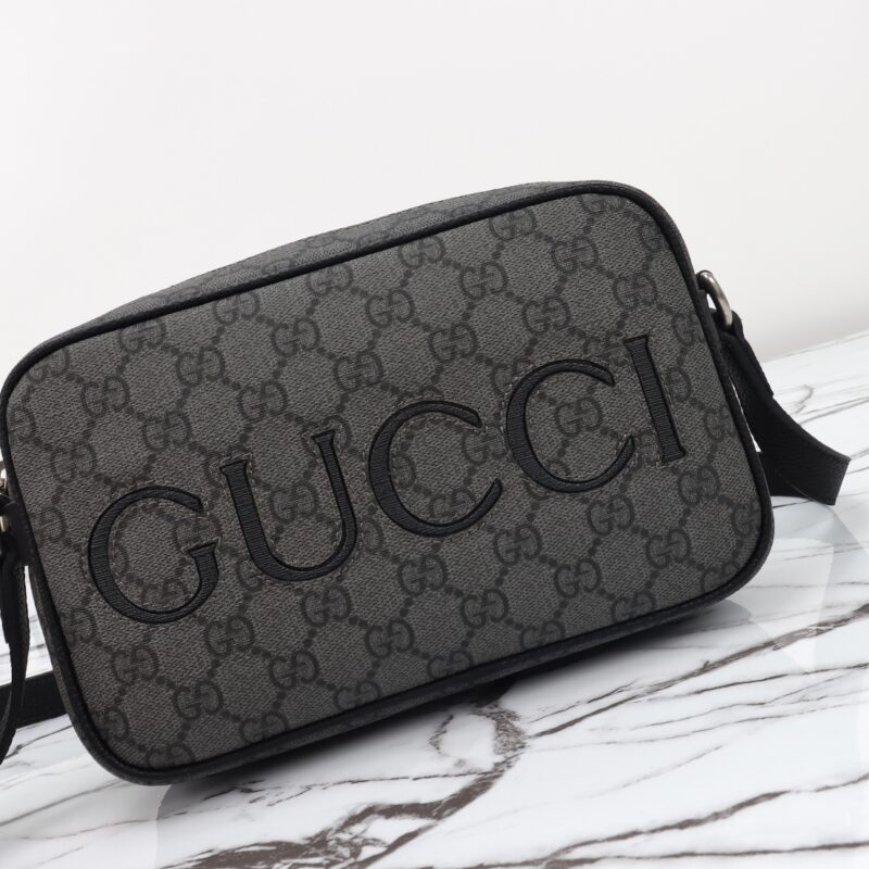 Replica Gucci GG Mini Shoulder Bag Grey 2024 - top-tier luxury replica shoulder bag