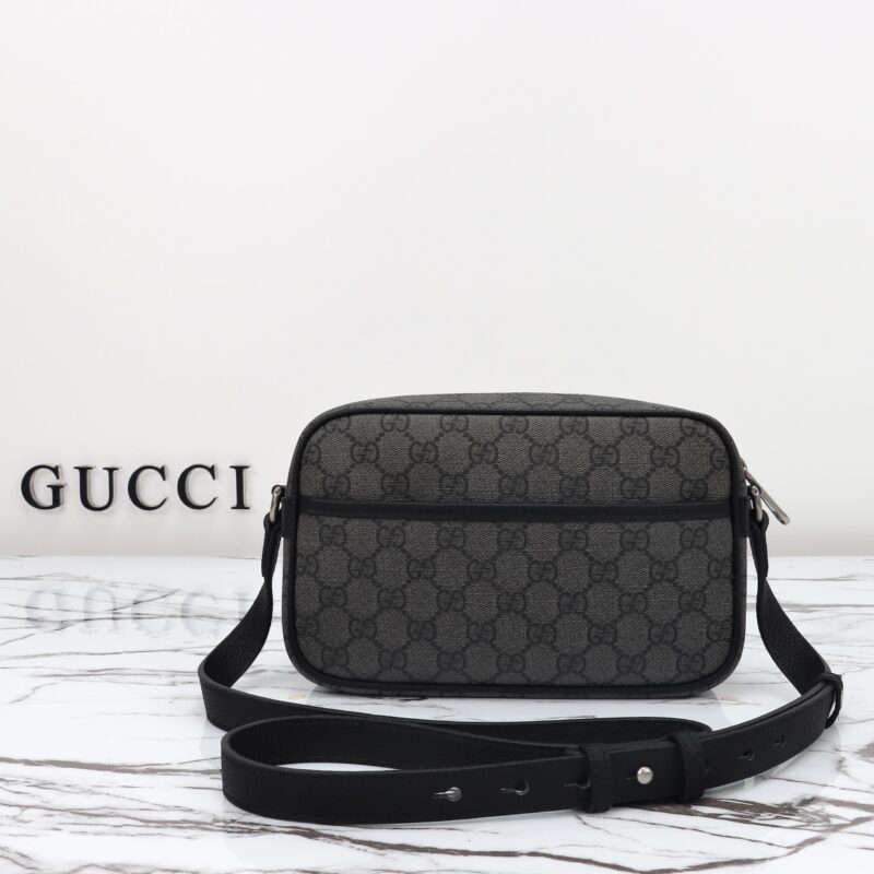 Replica Gucci GG Mini Shoulder Bag Grey 2024 - premium 1:1 fake handbag model