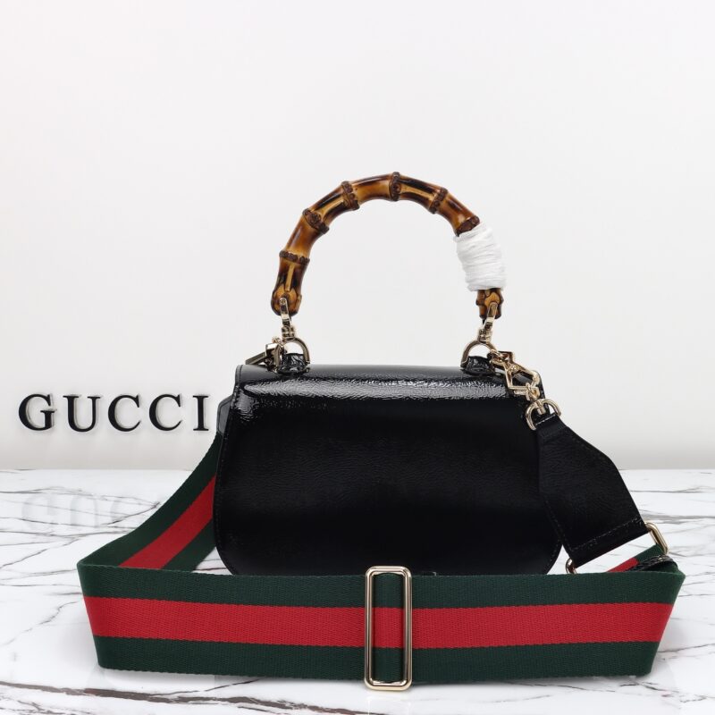 Replica Gucci Bamboo 1947 Black - top-tier luxury replica shoulder bag