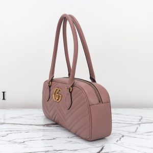 Replica Gucci Marmont Small Top Handle Pink - top-rated replica designer bag