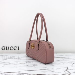Replica Gucci Marmont Small Top Handle Pink - authentic-look luxury purse replica