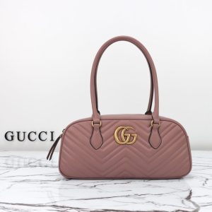 Replica Gucci Marmont Small Top Handle Pink - high-accuracy replica luxury purse
