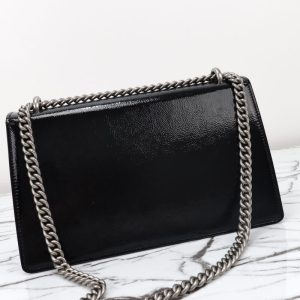 Replica Gucci Dionysus Small Shoulder Bag Patent Black - top-tier luxury replica shoulder bag