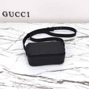 Replica Gucci Mini Cross Body Full Black - premium 1:1 fake handbag model