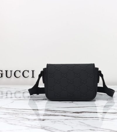 Replica Gucci Mini Cross Body Full Black - premium 1:1 fake handbag model