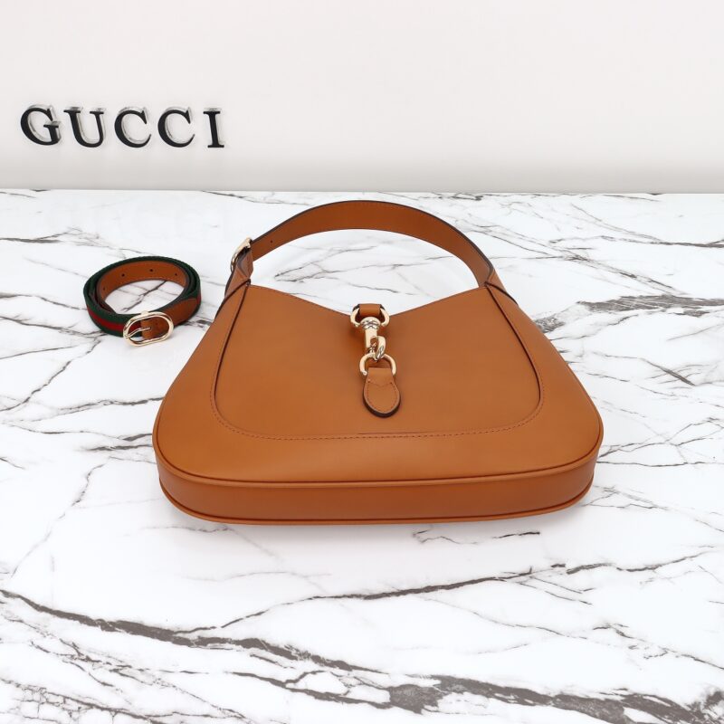 Replica Gucci G Jackie Small Patent Brown - elite superclone designer purse