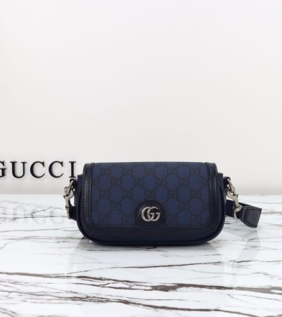 Replica Gucci Ophidia Super Mini Blue - realistic designer-inspired fake bag