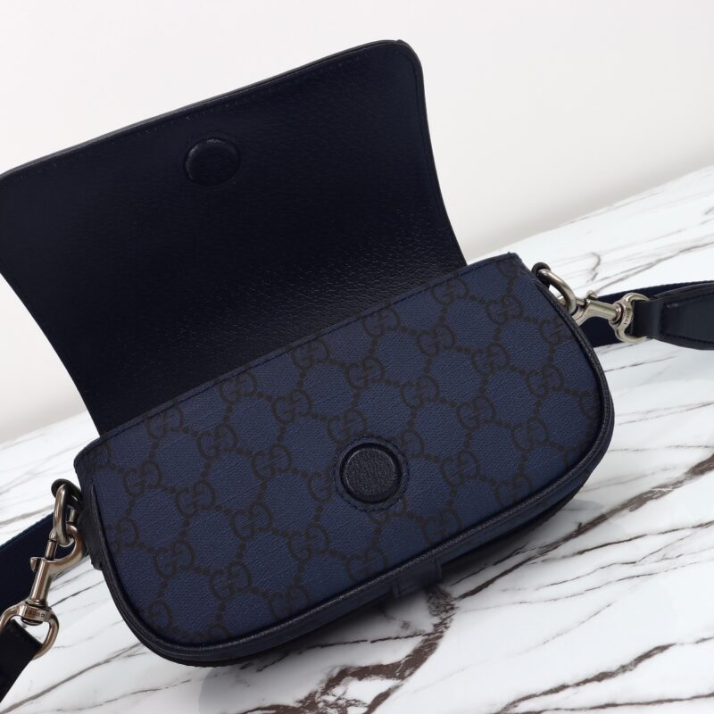Replica Gucci Ophidia Super Mini Blue - high-quality designer bag clone