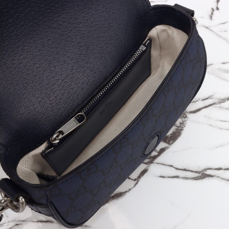 Replica Gucci Ophidia Super Mini Blue - near-authentic luxury replica handbag