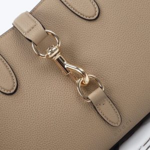 Replica Gucci Jackie Tote Hook Closure Beige - top-tier luxury replica shoulder bag