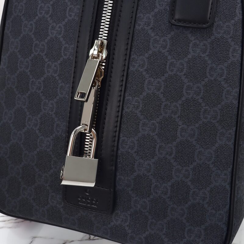 Replica Gucci GG Duffle Bag Black - high-end fake designer purse