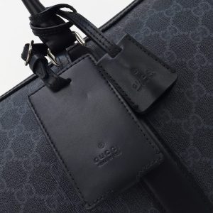 Replica Gucci GG Duffle Bag Black - near-authentic luxury replica handbag
