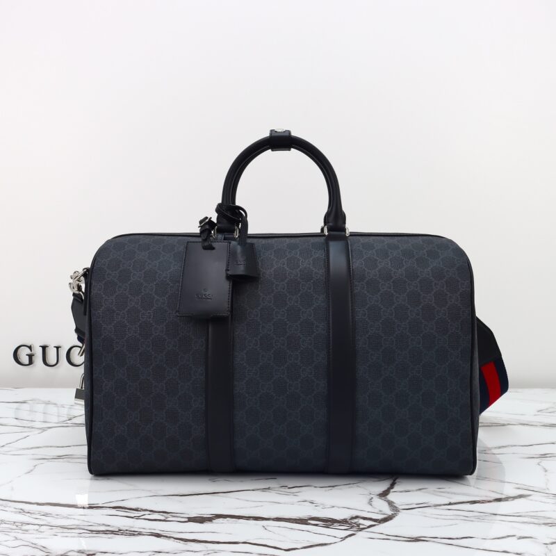Replica Gucci GG Duffle Bag Black - best-selling designer handbag dupe