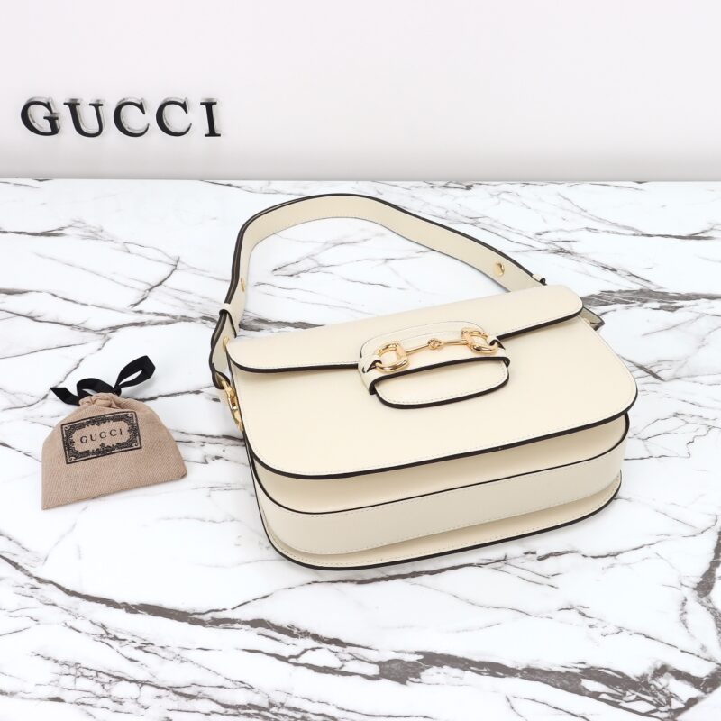 Replica Gucci G 1955 Horsebit White - premium-grade designer purse dupe