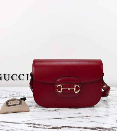 Replica Gucci G 1955 Horsebit Red - 1:1 designer replica handbag
