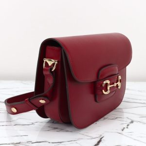 Replica Gucci G 1955 Horsebit Red - premium 1:1 fake handbag model