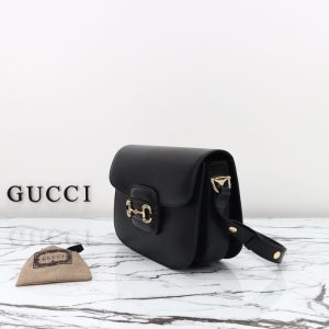 Replica Gucci G 1955 Horsebit Black - realistic designer-inspired fake bag