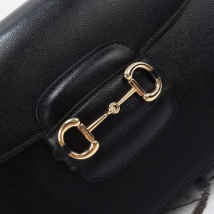 Replica Gucci G 1955 Horsebit Black - high-accuracy replica luxury purse