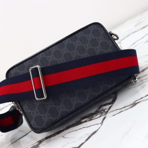 Replica Gucci GG Shoulder Bag Black - realistic designer-inspired fake bag
