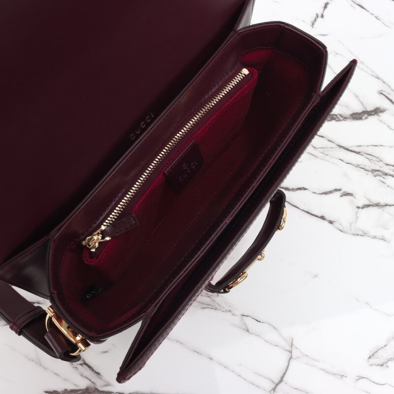 Replica Gucci G 1955 Horsebit Red Denim - best quality luxury bag dupe