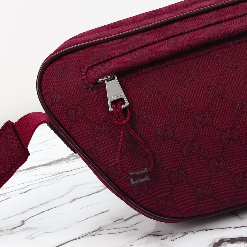 Replica Gucci Small GG Belt Bag Red - premium 1:1 fake handbag model
