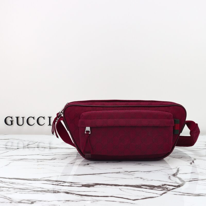 Replica Gucci Small GG Belt Bag Red - top-rated replica designer bag