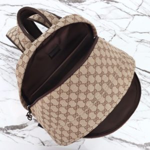 Replica Gucci Backpack GG Canvas Beige - realistic designer-inspired fake bag