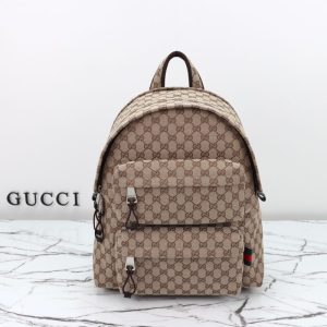 Replica Gucci Backpack GG Canvas Beige - ultra-realistic fake designer tote