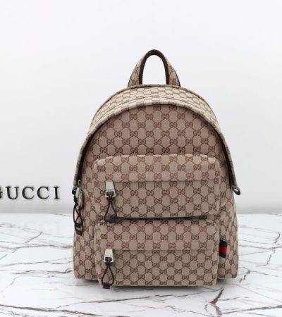 Replica Gucci Backpack GG Canvas Beige - ultra-realistic fake designer tote