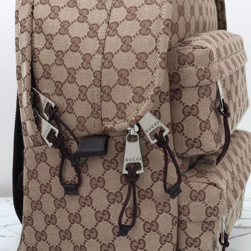 Replica Gucci Backpack GG Canvas Beige - high-accuracy replica luxury purse