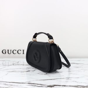 Replica Gucci Blondie Top Handle Black - best quality luxury bag dupe