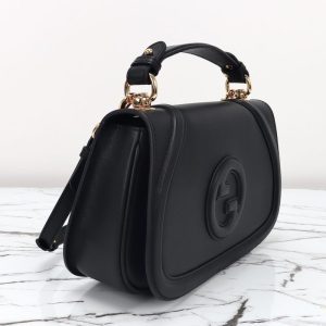 Replica Gucci Blondie Top Handle Black - best quality luxury bag dupe