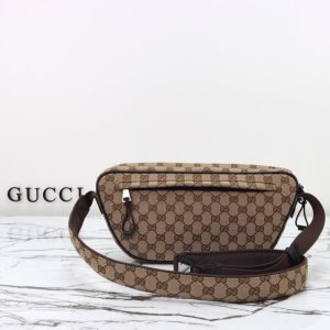 Replica Gucci Small GG Belt Bag Beige - elite superclone designer purse