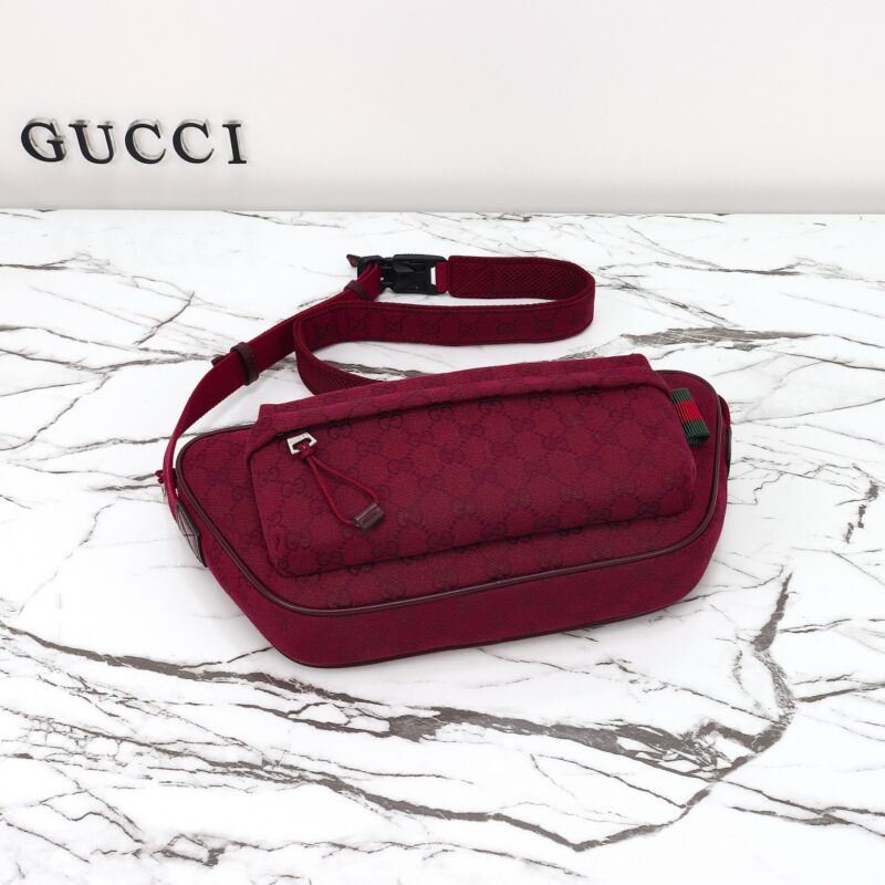 Replica Gucci Small GG Belt Bag Red - realistic designer-inspired fake bag