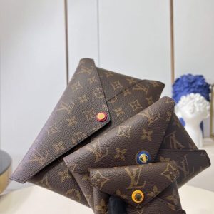 Replica Louis Vuitton Kirigami Pochette Pouch Brown - realistic designer-inspired fake bag