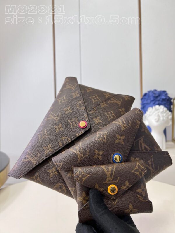 Replica Louis Vuitton Kirigami Pochette Pouch Brown - realistic designer-inspired fake bag